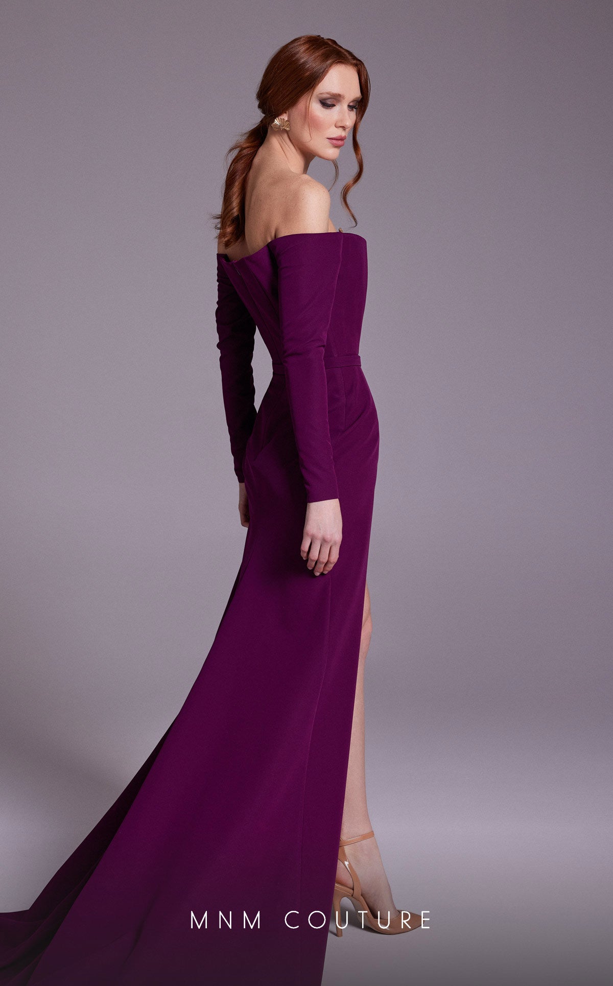 Formal Dresses Long Fitted Formal Evening Mermaid Dress Purple