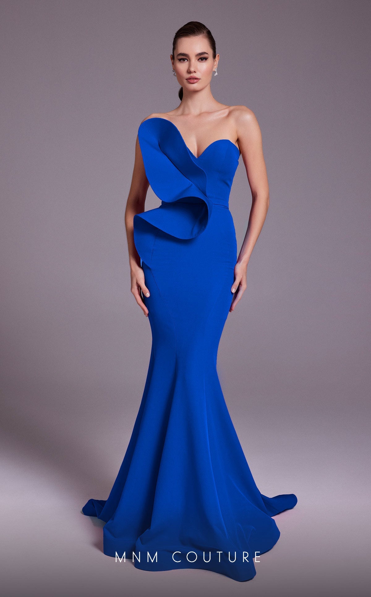 Formal Dresses Long Formal Evening Fitted Mermaid Dress Blue