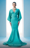 Formal Dresses Long Sleeve Formal Mermaid Evening Dress Mint