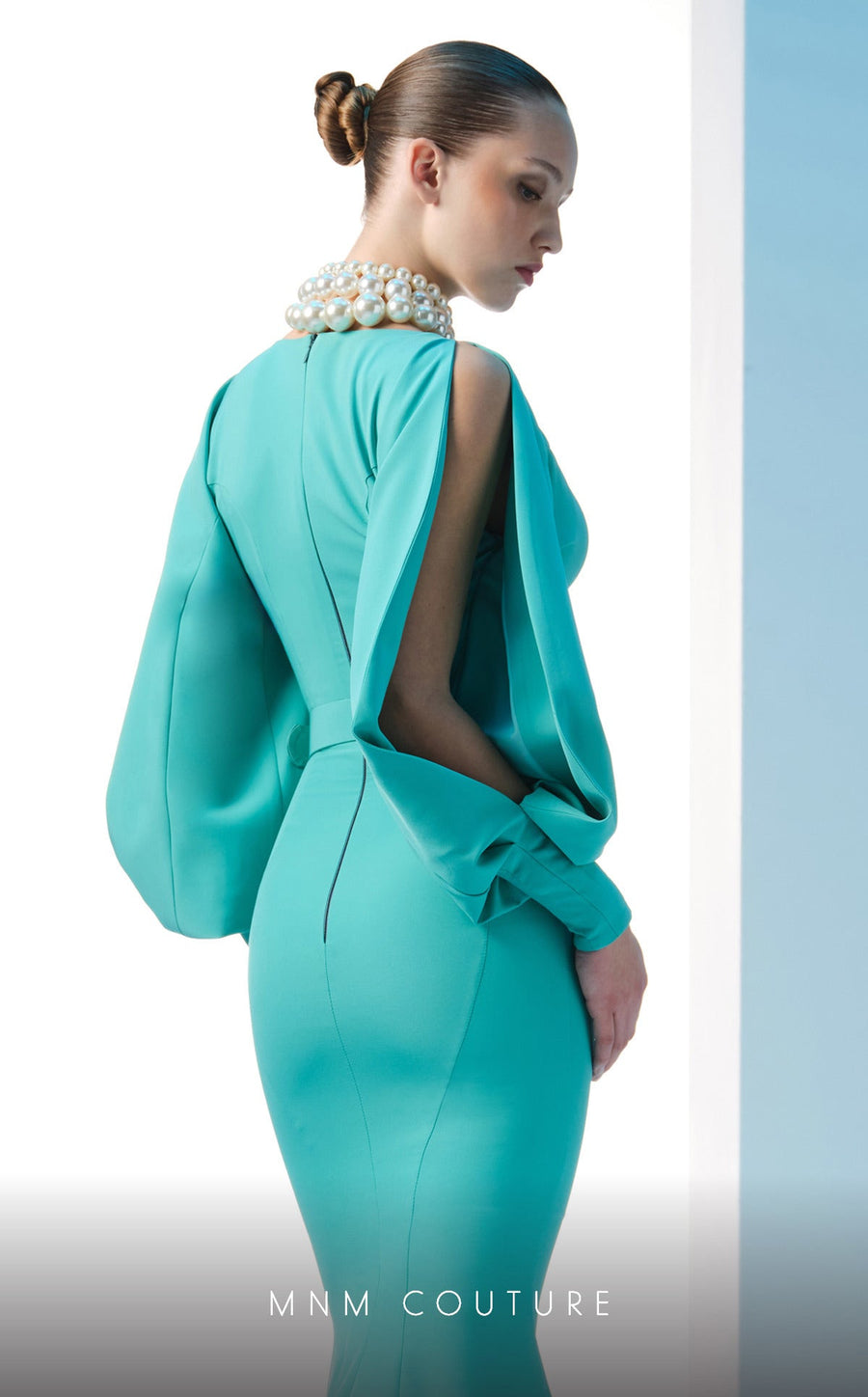 Formal Dresses Long Sleeve Formal Mermaid Evening Dress Mint