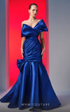 Formal Dresses Long Pleated Mermaid Formal Prom Dress Royal