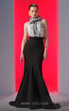 Formal Dresses Formal Long Mermaid Fit Evening Dress Black/White