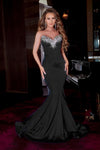 Portia and Scarlett Prom Fitted Long Gown PS23185 - The Dress Outlet