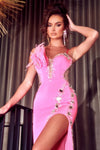 Prom Dresses Long Beaded Sweetheart Prom Dress Pink