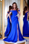 Prom Dresses Long Off Shoulder Prom Dress Cobalt