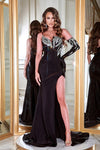 Prom Dresses Long Formal Fitted Prom Dress Black