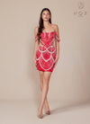 Cocktail Dresses Beaded Short Cocktail Dress Red