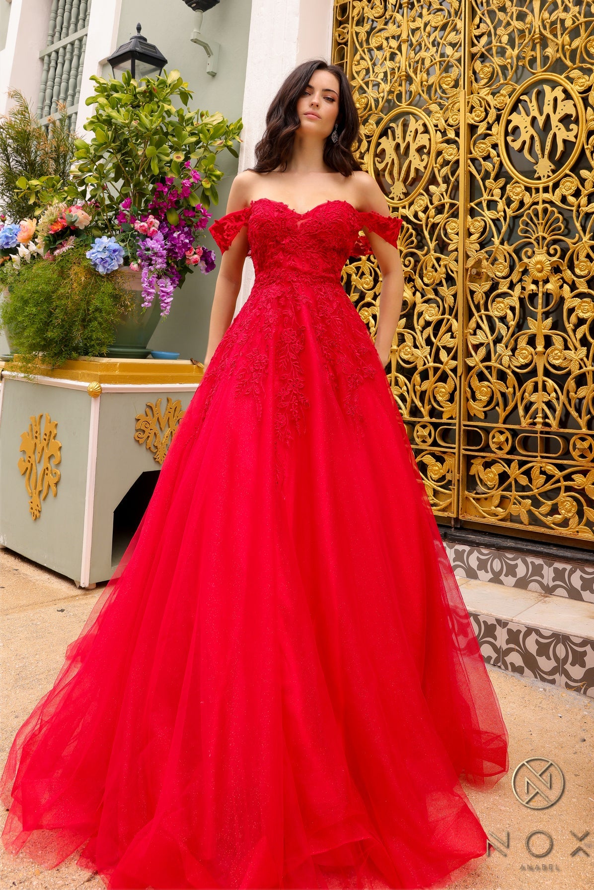 Prom Dresses Long A Line Prom Ballgown Red