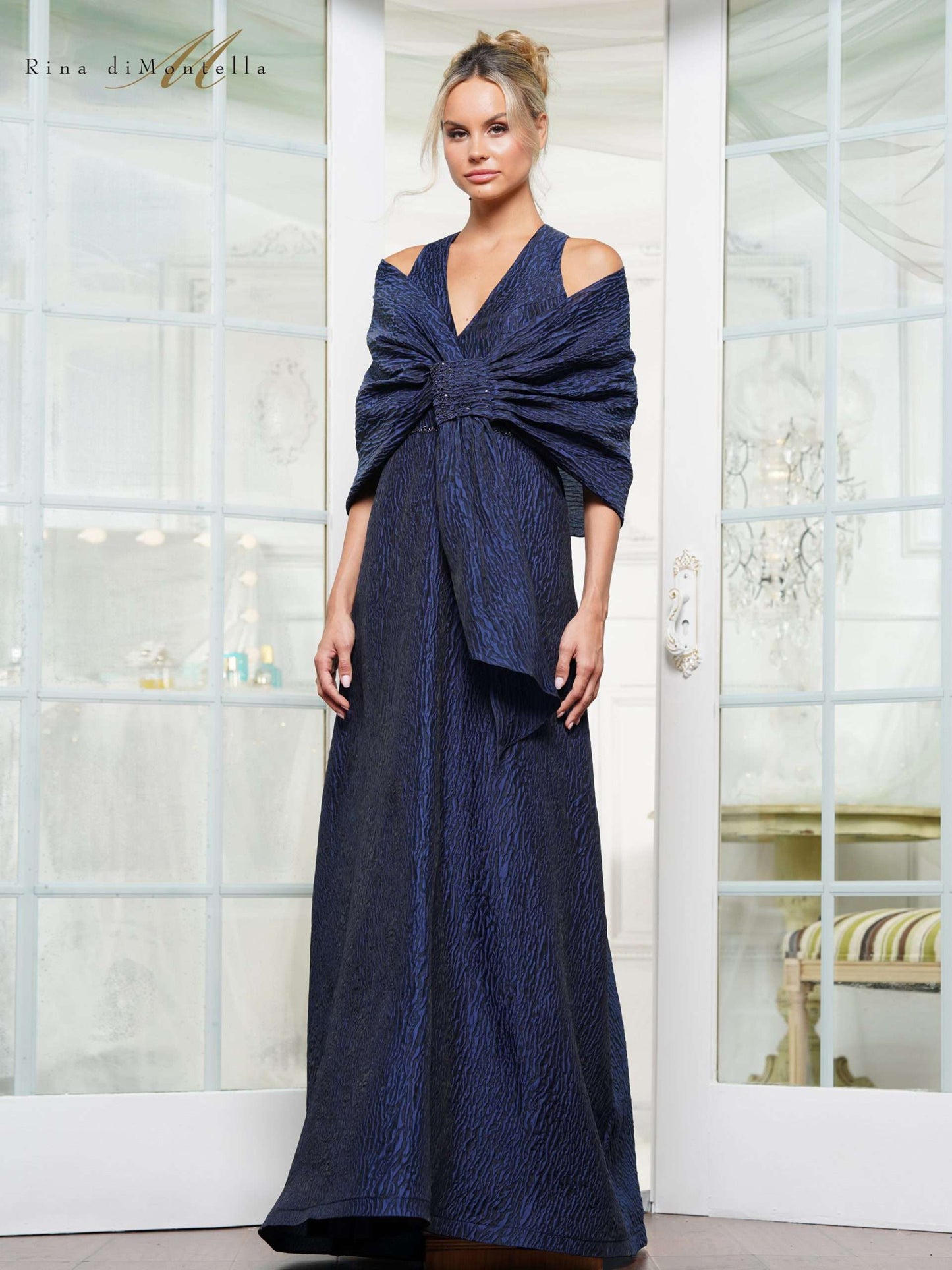 Formal Dresses A Line Long Formal Evening Dress Navy