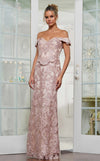 Formal Dresses Formal Evening Long Fitted Dress Rose