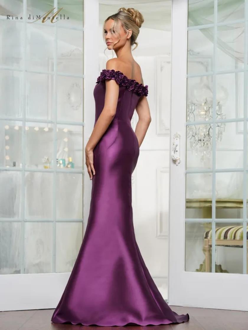 Formal Dresses Formal Long Fitted formal Dress Grape