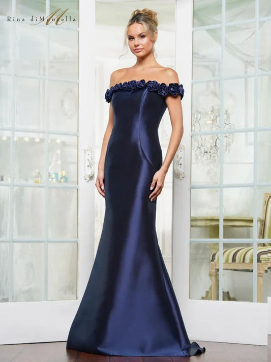 Plus Size Dresses Formal Long Fitted Plus Size Dress Navy