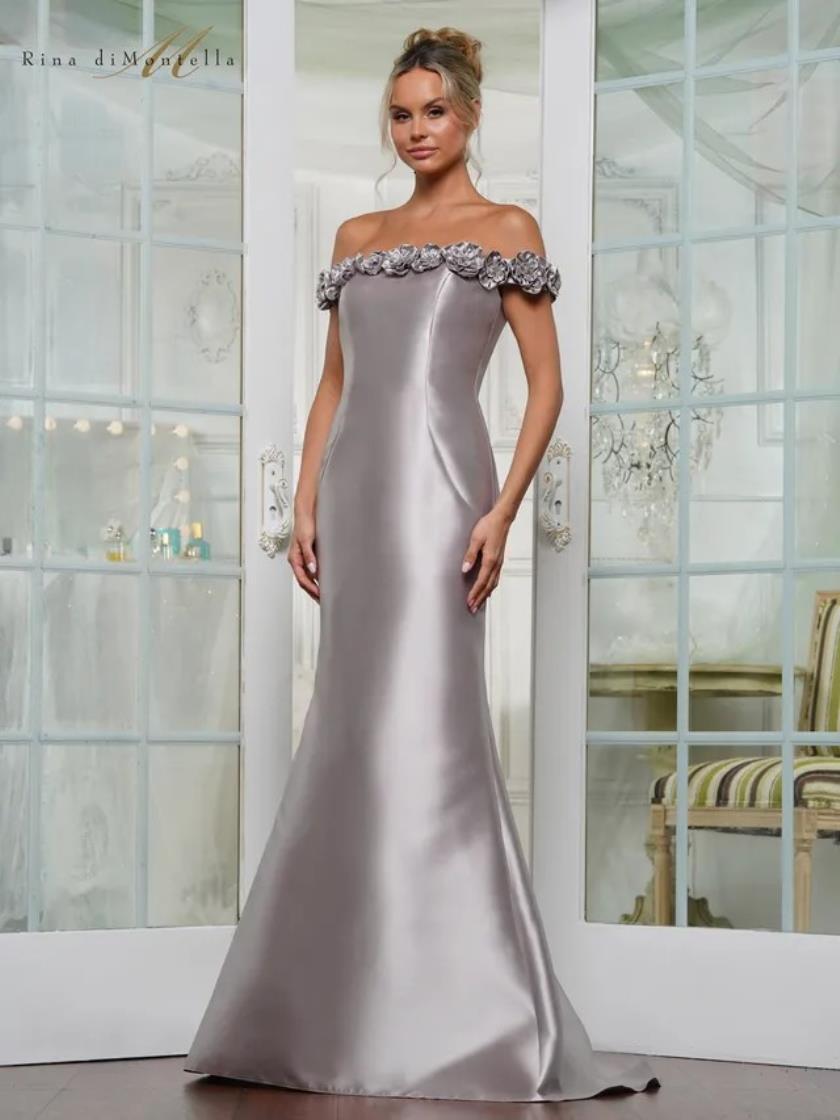 Formal Dresses Formal Long Fitted formal Dress Taupe