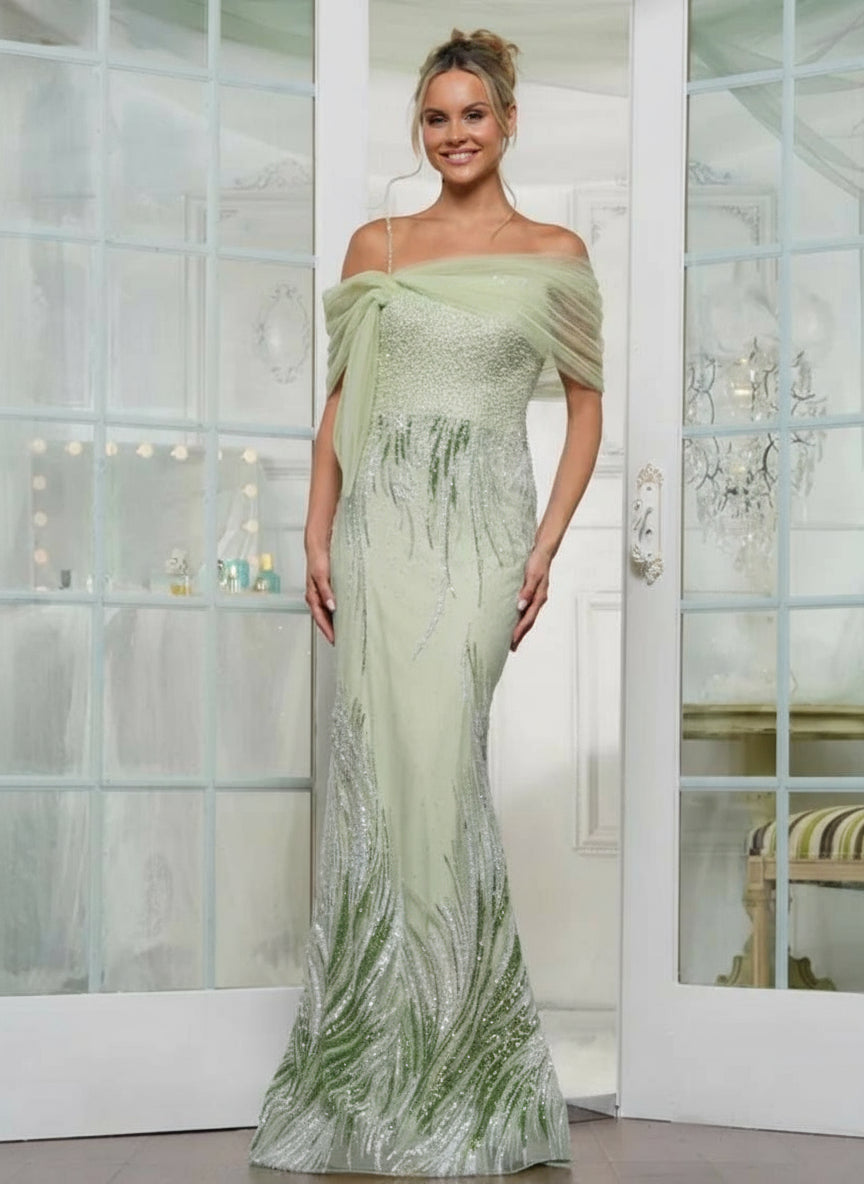 Formal Dresses Formal Long Evening Dress Green