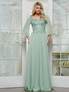 Plus Size Dresses Long Beaded Formal Plus Size Dress Light Sage