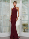 Formal Dresses Formal Fitted Long Evening Dress   Wine