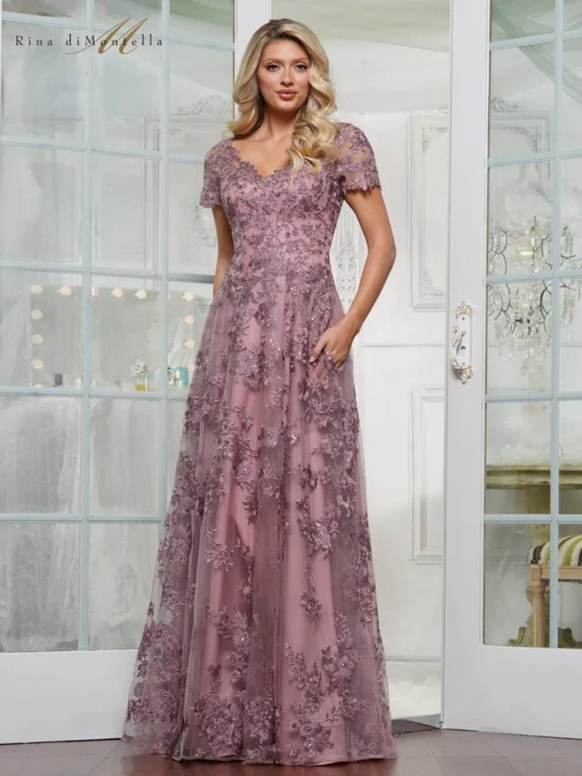 Mother of the Bride Dresses Long Mother of the Bride Formal Dress Dusty Rose