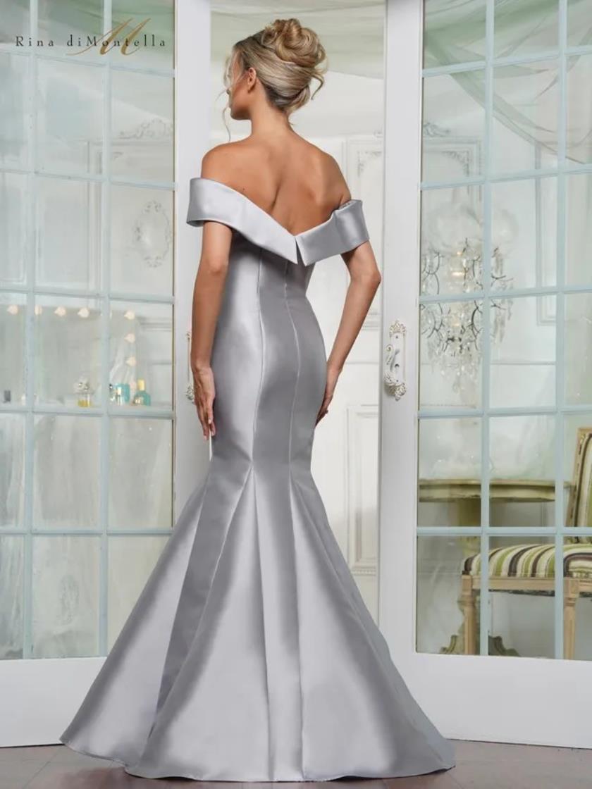 Formal Dresses Long Fitted Formal Dress Platinum