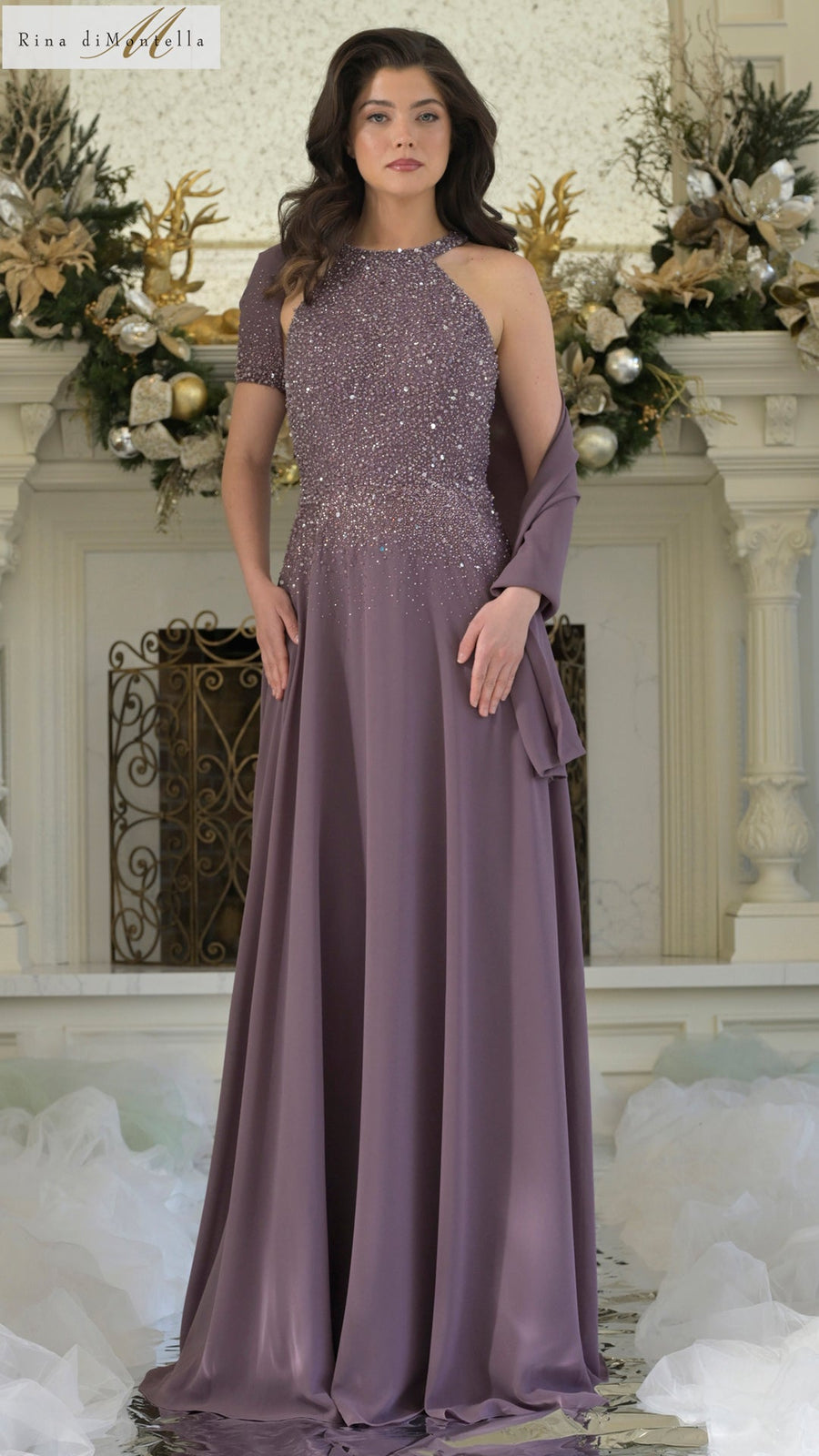 Formal Dresses Long Formal Pleated Evening Dress Victorian Lilac