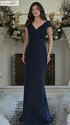 Formal Dresses A Line Formal Long Evening Dress Navy