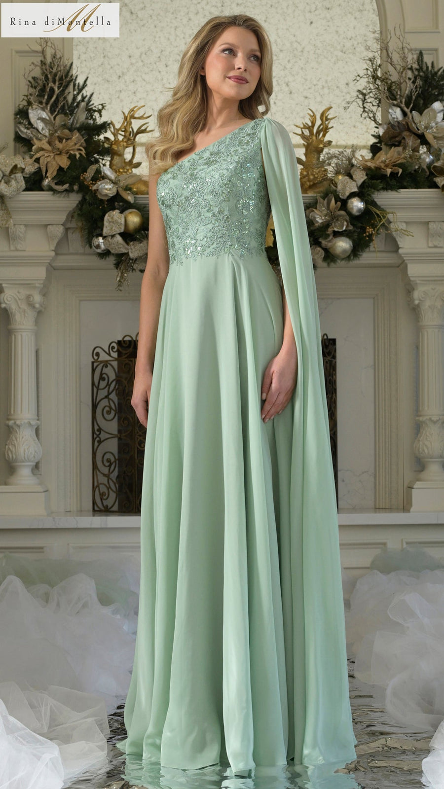 Formal Dresses Long A Line Formal Pleated Evening Dress Light Sage