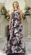 Formal Dresses Formal Long Ruffle Evening A Line Dress Pink Multi
