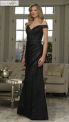 Formal Dresses Formal Long Evening Metallic Dress Black