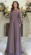 Mother of the Bride Dresses Long A Line Mother of the Bride Beaded Dress Victorian Lilac