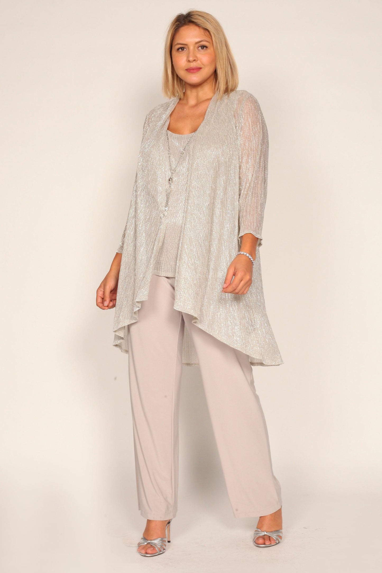 Pant Suit Formal Petite Pant Suit Champagne