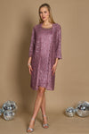 R&M Richards 9101W Short Mother Of The Bride Dress