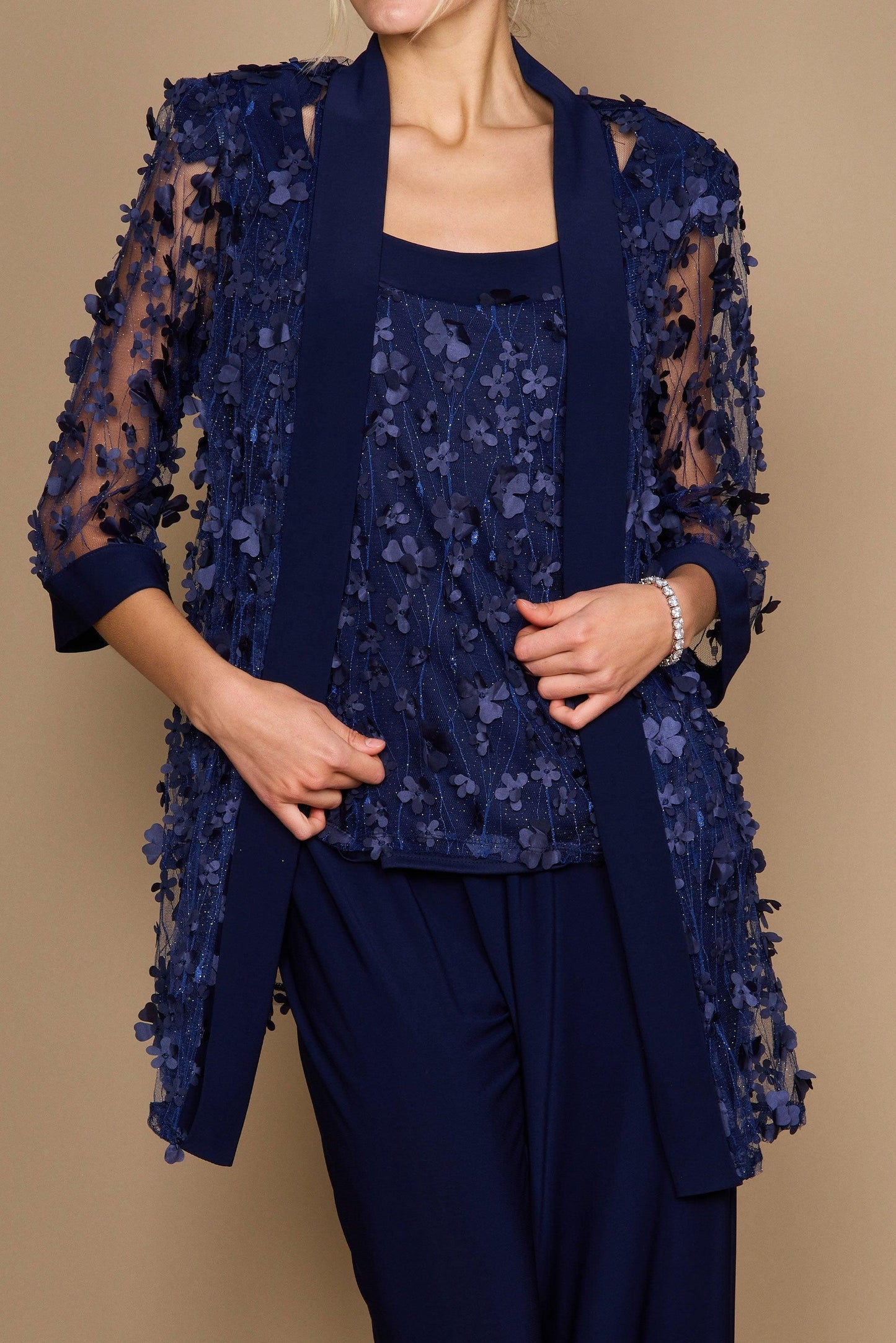 R&M Richards 9462 Long Mother Of The Bride Pant Set