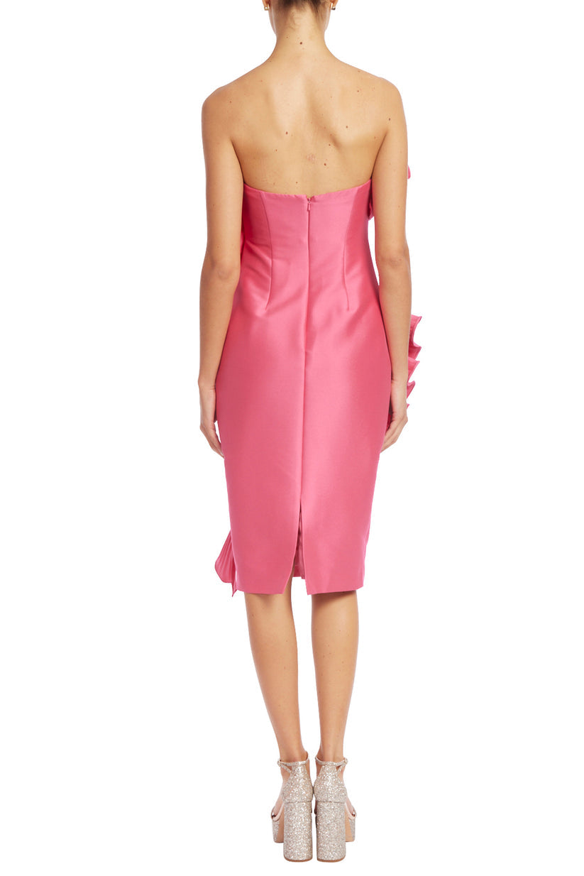 Cocktail Dresses Homecoming Pleated Cocktail Dress Fuchsia