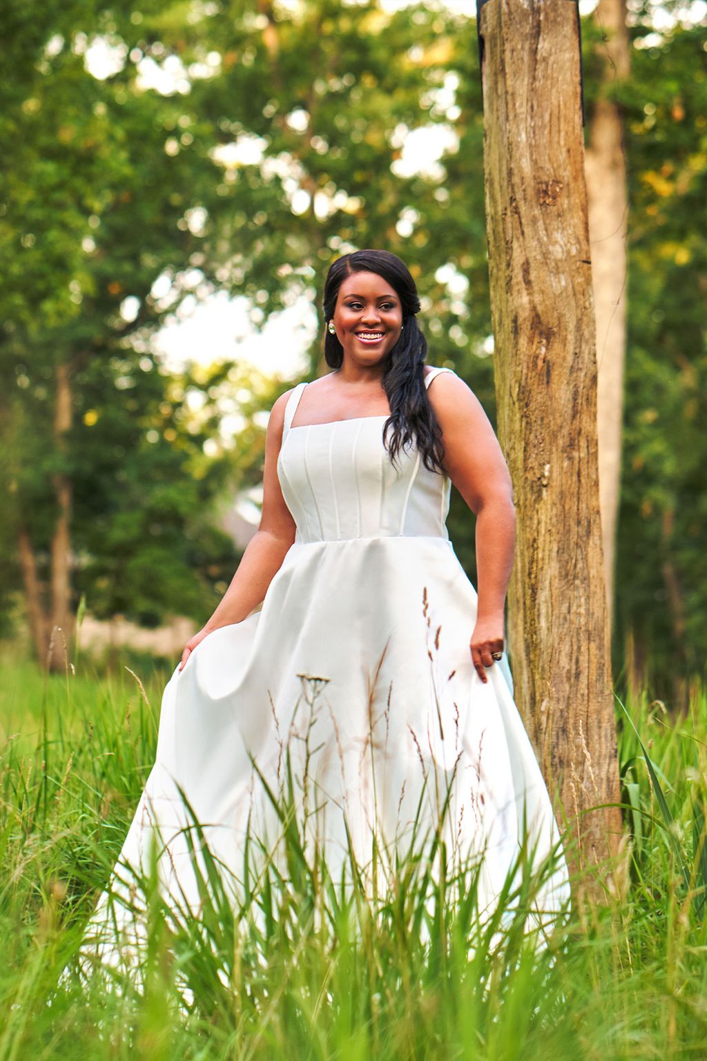 Wedding Dresses Long Bridal Gown A Line Wedding Dress Diamond White