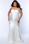 Wedding Dresses Simple Bridal Gown Long Plus Size Wedding Dress White
