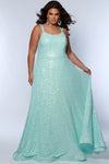 Plus Size Dresses Plus Size Dresses Prom Sequin A Line Formal Plus Size Dress  Seafoam
