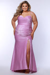 Prom Dresses Long Formal Fitted Ruched Plus Size Prom Dress Periwinkle