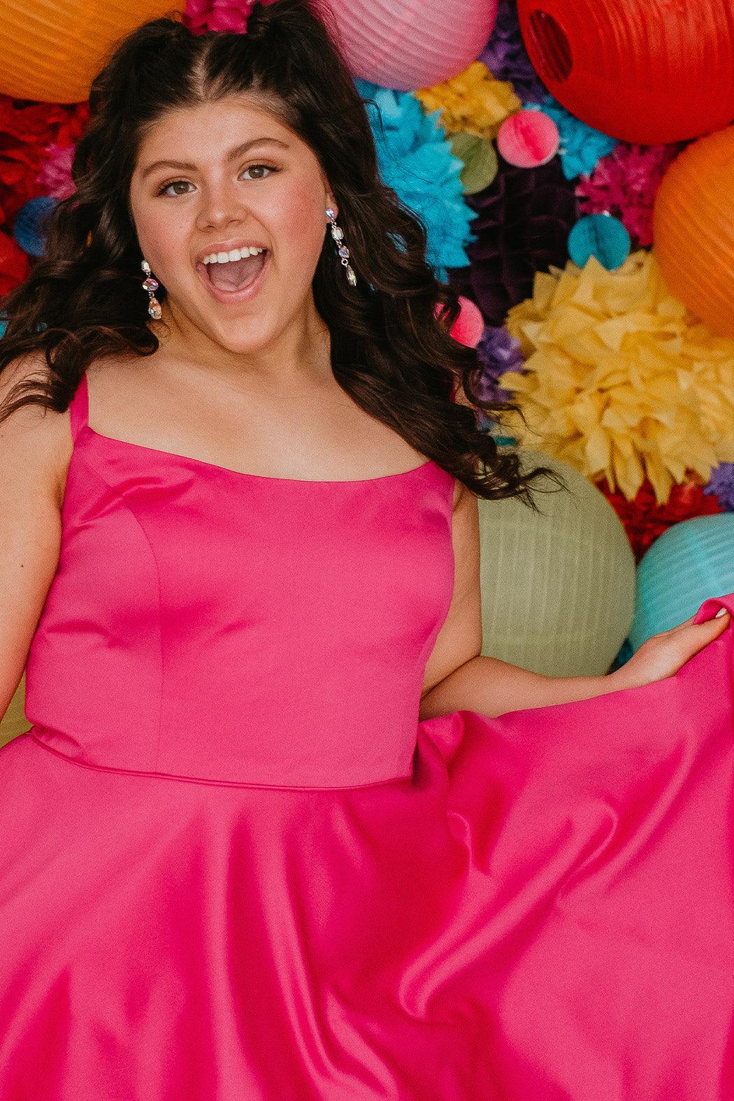 Prom Dresses Prom Short Plus Size Homecoming Dress Fuchsia