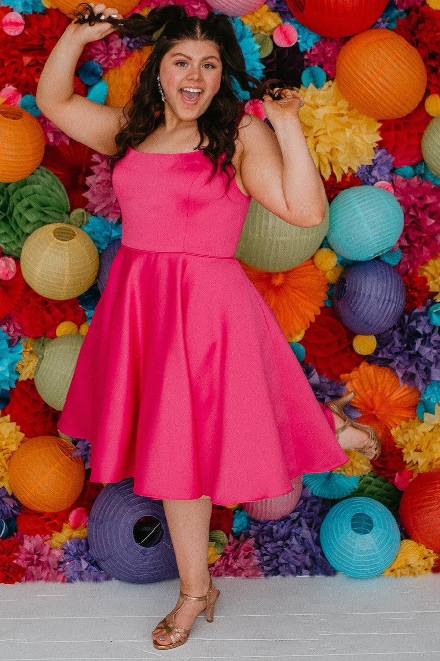 Prom Dresses Prom Short Plus Size Homecoming Dress Fuchsia