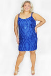 Plus Size Dresses Plus Size Short Sequins Homecoming Dress Royal