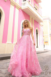 Prom Dresses Long Ball Gown Sequin Prom Dress Hot Pink