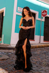 Prom Dresses Long Mermaid Formal Evening Prom Gown Black