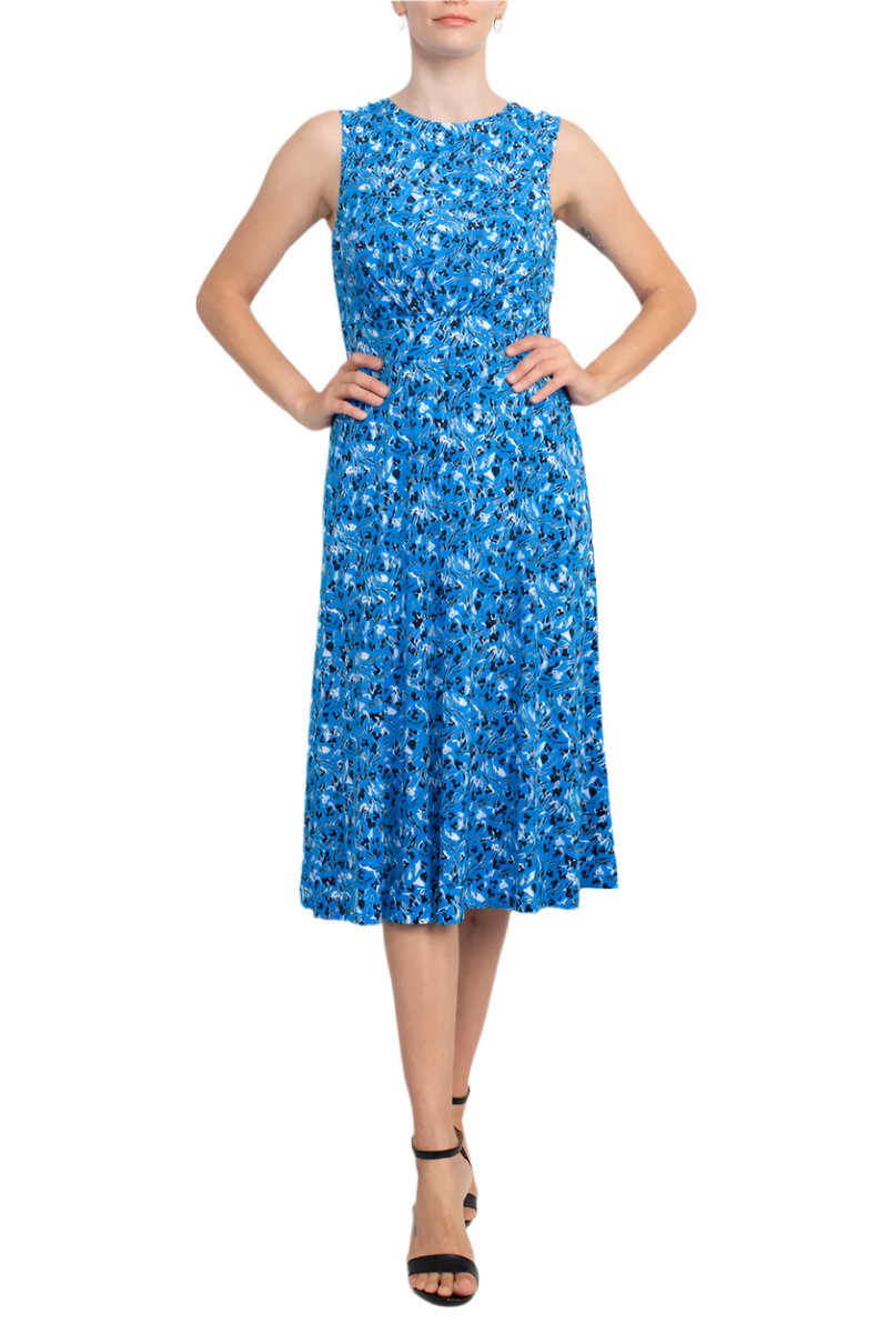 Cocktail Dresses Short Ruched Front Multi Cocktail Dress ROYAL WHITE