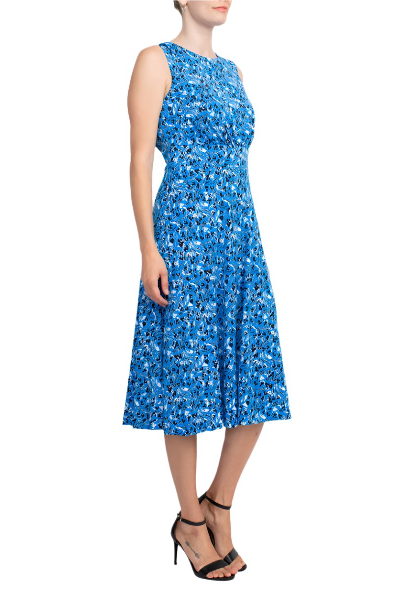 Cocktail Dresses Short Ruched Front Multi Cocktail Dress ROYAL WHITE