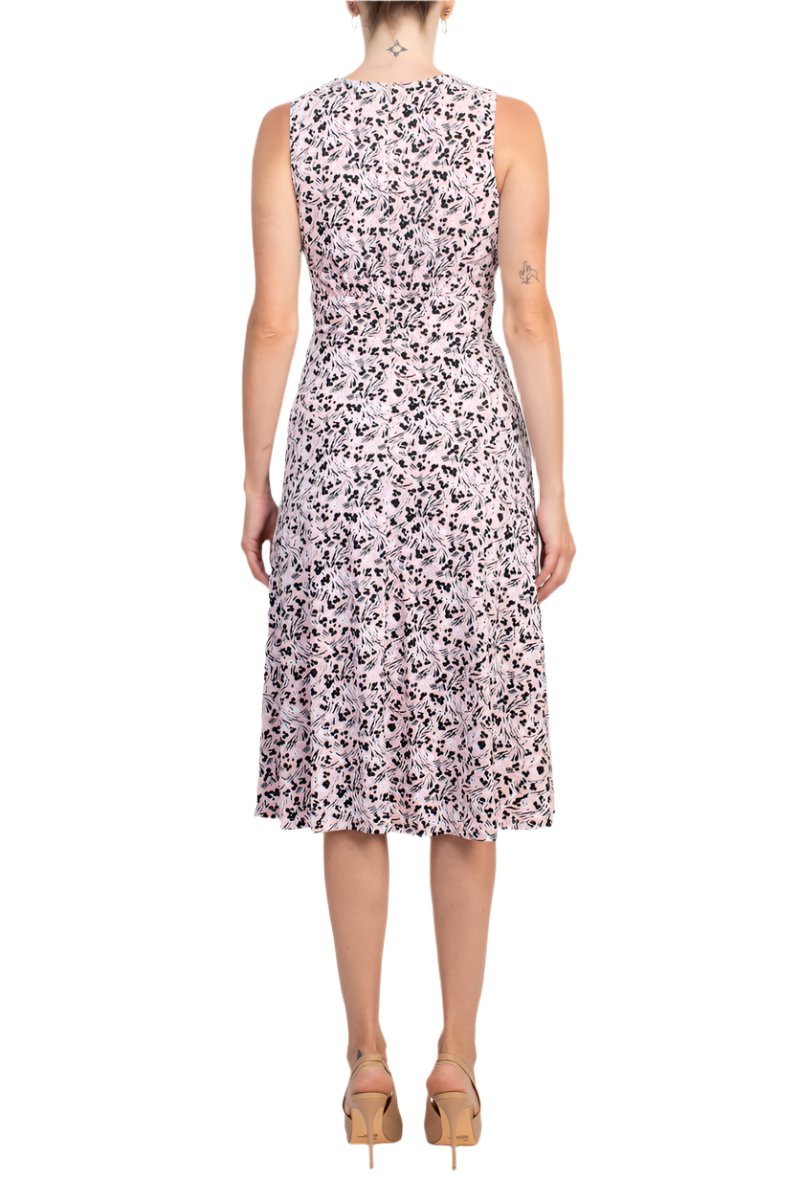 Cocktail Dresses Short Ruched Front Multi Cocktail Dress BLUSH WHITE