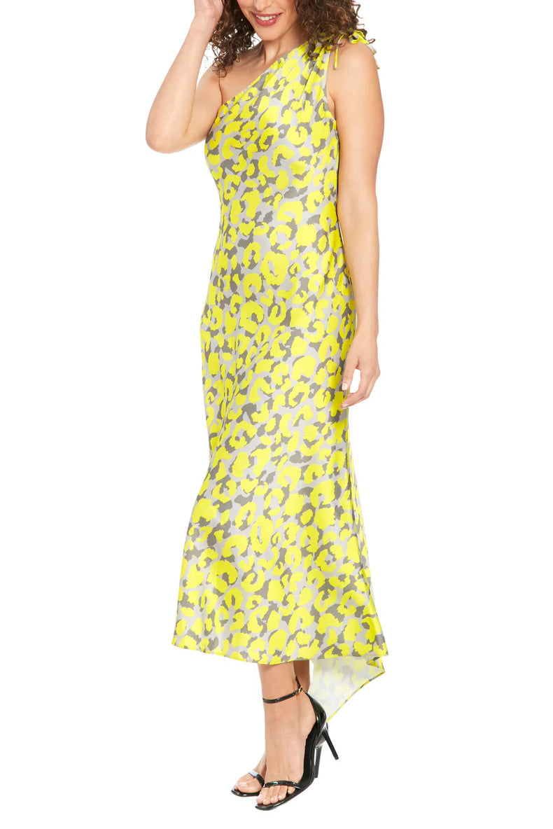 Cocktail Dresses High Low Printed Cocktail Dress CITRON