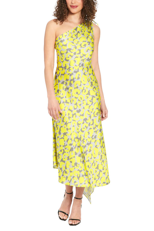 Cocktail Dresses High Low Printed Cocktail Dress CITRON