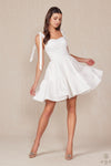 Cocktail Dresses Short A Line Cocktail Dress White