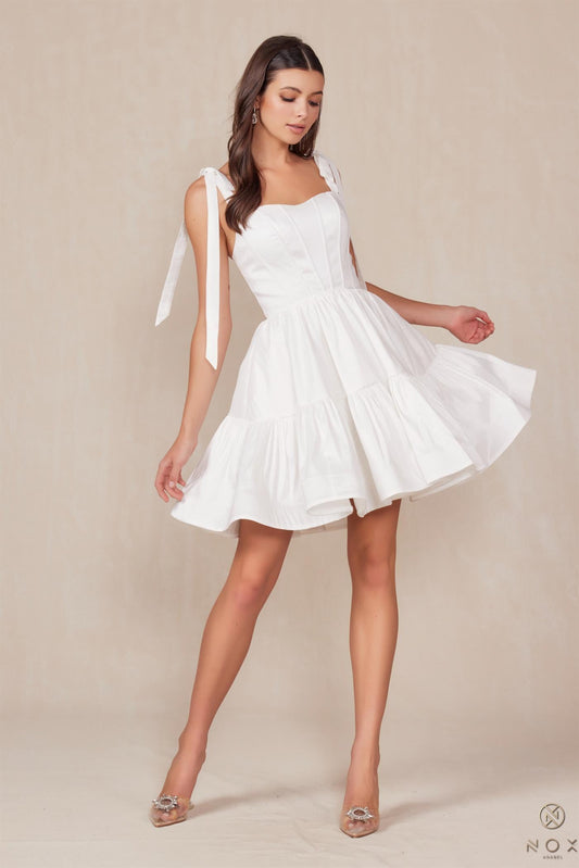 Cocktail Dresses Short A Line Cocktail Dress White