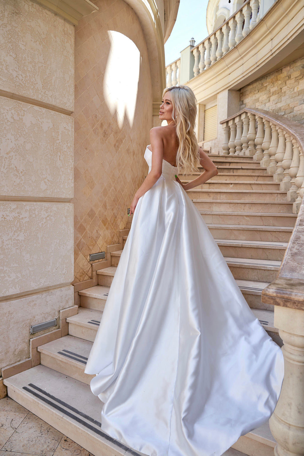 Wedding Dresses Long Ball Gown Wedding Dress Off White