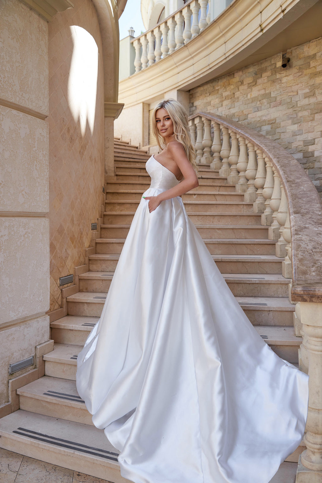 Wedding Dresses Long Ball Gown Wedding Dress Off White